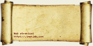 Anđa Krnjinac vizit kartica